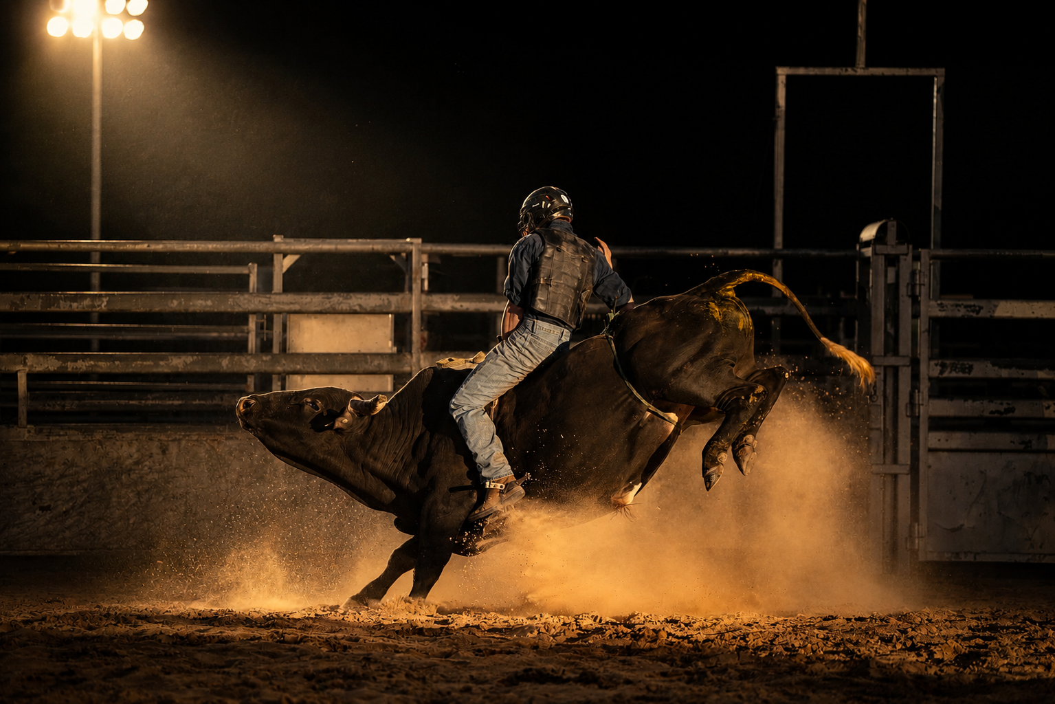 Contact us — Melton Rodeo Inc. rodeo action at Melton Arena, Alpha QLD